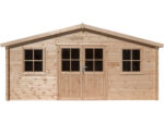 Abri de jardin bois "Alex" - 20.20 m² - 4.80 x 4.00 x 2.39 m - 28 mm
