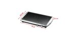 CT 3400/E plaque Noir, Acier inoxydable Comptoir Céramique 2 zone(s), Plaque chauffante