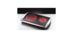 CT 3403/TC plaque Noir, Acier inoxydable Comptoir Céramique 2 zone(s), Plaque chauffante