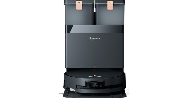 Deebot X8 Pro Omni 0,22 L Noir, Robot aspirateur