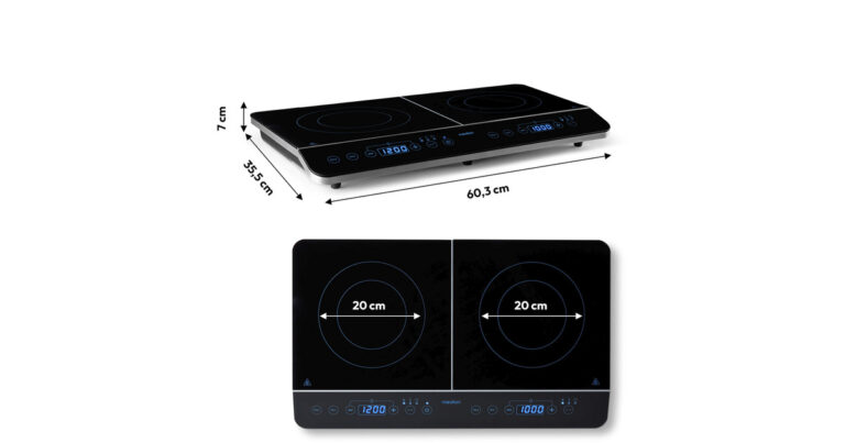 LIFE Plaque de cuisson à induction double MD 15324, Plaque chauffante