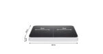 LIFE Plaque de cuisson à induction double MD18493, Plaque chauffante