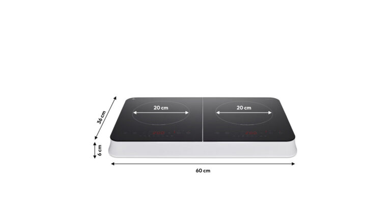 LIFE Plaque de cuisson à induction double MD18493, Plaque chauffante