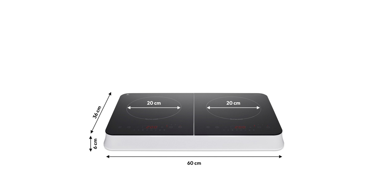 LIFE Plaque de cuisson à induction double MD18493, Plaque chauffante