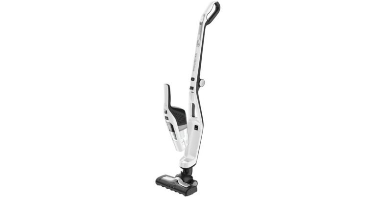 RH6737 Batterie Sec Sans sac 0,6 L Blanc, Aspirateur balais