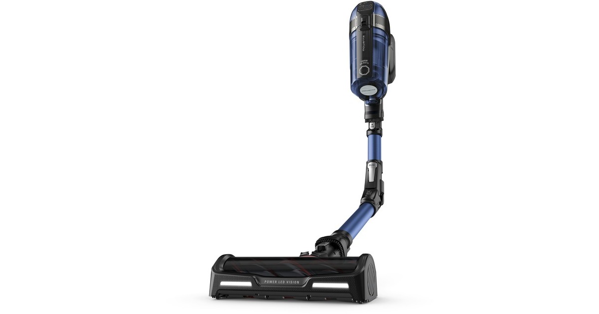 RH98C0 Aspirateur-balai 2 en 1 Batterie Sec&humide Sans sac 0,9 L 320 W Bleu, Gris, Aspirateur balais
